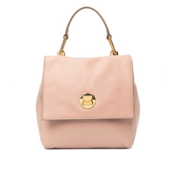Coccinelle Handbags - COCCINELLE Taupe Leather Convertible Backpack, NWT